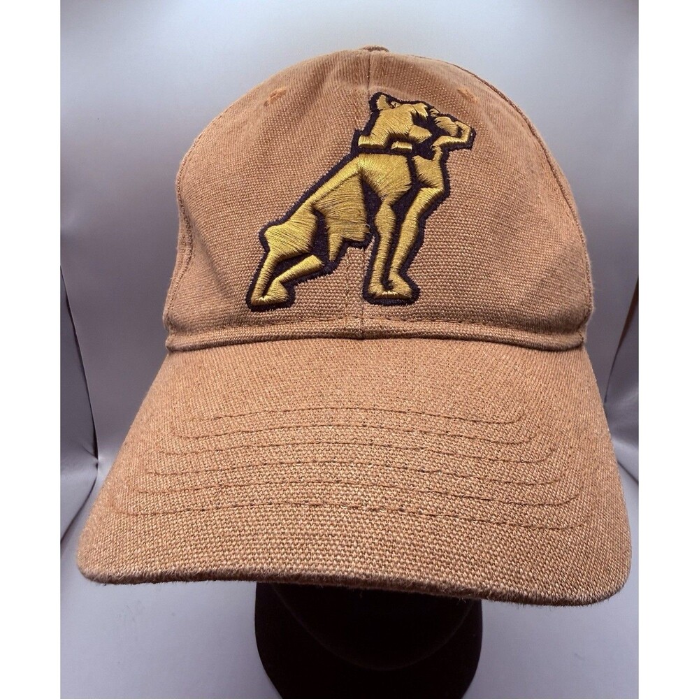 Mack Truck Hat Cap Snapback Brown Dog Logo